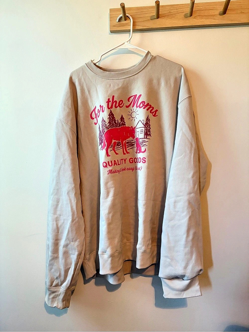 Brand new “For the Moms” crewneck sweatshirt size XXL